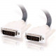 C2g 2m DVI-I M/M Dual Link Digital/Analog Video Cable (6.5ft) - DVI-I Male - DVI-I Male - 6.56ft - Black 26948