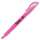 Newell Rubbermaid Sharpie Accent Highlighters with Smear Guard - Fine Marker Point - Chisel Marker Point Style - Pink - Pink Barrel - TAA Compliance 27009