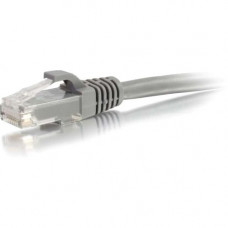 C2g 25ft Cat6 Ethernet Cable - Snagless Unshielded (UTP) - Gray - Category 6 for Network Device - RJ-45 Male - RJ-45 Male - 25ft - Gray 27135