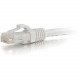 C2g 10ft Cat5e Ethernet Cable - Snagless Unshielded (UTP) - White - Category 5e for Network Device - RJ-45 Male - RJ-45 Male - 10ft - White 25428