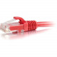 C2g -75ft Cat5e Snagless Unshielded (UTP) Network Patch Cable - Red - Category 5e for Network Device - RJ-45 Male - RJ-45 Male - 75ft - Red 22122