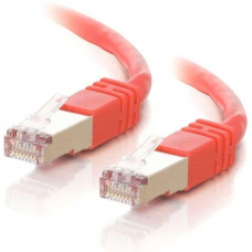 C2g -100ft Cat5e Molded Shielded (STP) Network Patch Cable - Red - Category 5e for Network Device - RJ-45 Male - RJ-45 Male - Shielded - 100ft - Red 28708