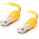 C2g -50ft Cat5e Molded Shielded (STP) Network Patch Cable - Yellow - Category 5e for Network Device - RJ-45 Male - RJ-45 Male - Shielded - 50ft - Yellow 27273