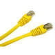 C2g -25ft Cat5e Molded Shielded (STP) Network Patch Cable - Yellow - Category 5e for Network Device - RJ-45 Male - RJ-45 Male - Shielded - 25ft - Yellow 27268