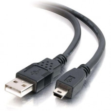 C2g 1m (3ft) USB Cable - USB A to Mini B - M/M - Type A Male - Mini Type B Male USB - 3.28ft - Black 27329