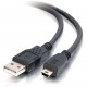 C2g 1m (3ft) USB Cable - USB A to Mini B - M/M - Type A Male - Mini Type B Male USB - 3.28ft - Black 27329