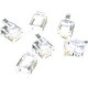 C2g RJ11 6x4 Modular Plug for Flat Stranded Cable - 25pk - RJ-11 27557