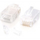 C2g RJ45 Cat5E Modular Plug (with Load Bar) for Round Solid/Stranded Cable - 10pk - RJ-45 27572