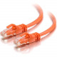 C2g -25ft Cat6 Snagless Crossover Unshielded (UTP) Network Patch Cable - Orange - Category 6 for Network Device - RJ-45 Male - RJ-45 Male - Crossover - 25ft - Orange 27895