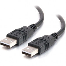 C2g 1m USB Cable - USB A to USB A - M/M - Type A Male USB - Type A Male USB - 3.28ft - Black 28105