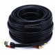 Monoprice 50ft Premium 2 RCA Plug/2 RCA Plug M/M 22AWG Cable - Black - 50 ft Coaxial Audio Cable for Audio Device - First End: 2 x RCA Audio - Male - Second End: 1 x RCA Audio - Male - Shielding - Gold Plated Connector - Black 2868