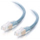 C2g 25ft RJ11 High Speed Internet Modem Cable - RJ-11 Male - RJ-11 Male - 25ft - Transparent Blue 28723