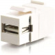 C2g Snap-In USB A/B Female Keystone Insert Module - White - White - RoHS, TAA Compliance 28751