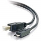 C2g 3ft USB C to USB B Cable - USB C 2.0 to USB B - M/M - USB for Printer, Hub - 60 MB/s - 3 ft - Type C Male USB - Type B Male USB - Black 28858