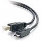 C2g 10ft USB C to USB B Cable - USB C 2.0 to USB B - M/M - USB for Printer, Hub - 60 MB/s - 10 ft - Type C Male USB - Type B Male USB - Black 28860