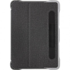 Brenthaven Edge Folio III Carrying Case (Folio) for 10.2" Apple iPad (7th Generation) Tablet - Gray, Translucent - Impact Absorbing Corner, Impact Resistant Corner, Drop Resistant - Polycarbonate, Thermoplastic Polyurethane (TPU) Body - Polyester Fle