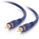 C2g 6ft Velocity S/PDIF Digital Audio Coax Cable - RCA Male - RCA Male - 6ft - Blue 29115