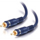 C2g 12ft Velocity Bass Management Subwoofer Cable - RCA Male - RCA Male - 12ft - Blue 29118