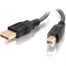 C2g 2m Ultima USB 2.0 A/B Cable (6.5ft) - Type A Male USB - Type B Male USB - 6.56ft - Charcoal 29141