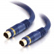 C2g 1.5ft Velocity S-Video Cable - DIN Male - DIN Male - 1.5ft - Blue 40001