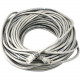 Monoprice 100FT 24AWG Cat5e 350MHz UTP Crossover Bare Copper Ethernet Network Cable - Gray - 100 ft Category 5e Network Cable for Network Device - First End: 1 x RJ-45 Male Network - Second End: 1 x RJ-45 Male Network - Gold Plated Contact - Gray 292
