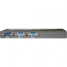 C2g 2-Port UXGA Monitor Splitter/Extender (Male Input) - 1 x Computer, 2 x Monitor - 1920 x 1440 @ 80Hz - SVGA, XGA - TAA Compliance 29550