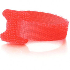 C2g 6in Hook-and-Loop Cable Management Straps - Red - 12pk - Bright Red - 12 Pack - TAA Compliance 29859