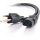 C2g 2ft Universal Power Cord - 16 AWG - NEMA 5-15P to IEC320C13 - 2ft 16 AWG Universal Power Cord (NEMA 5-15P to IEC320C13) (TAA Compliant) - RoHS, TAA Compliance 29925