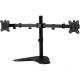 Amer Dual Articulating Arm Monitor Stand - Up to 32" Screen Support - 35.27 lb Load Capacity - Desktop - Steel 2EZSTAND