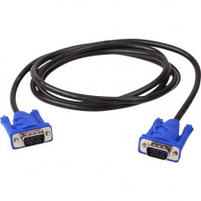 ATEN 2M VGA Cable - 6.56 ft VGA Video Cable for Video Device - First End: 1 x 15-pin HD-15 Male VGA - Second End: 1 x 15-pin HD-15 Male VGA - Supports up to 1920 x 1200 - Shielding - 30 AWG - Black - 1 Pack 2L-2502