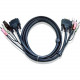 ATEN USB/DVI Video/Data Transfer Cable-TAA Compliant - 6 ft DVI/USB Video/Data Transfer Cable - USB - DVI (Dual-Link) Digital Video - TAA Compliant 2L-7D02UDTAA