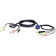 ATEN KVM Cable - 10 ft KVM Cable for KVM Switch - HD-15 VGA, USB - DVI-A Digital Video 2L7DX3U