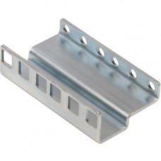 Rack Solution 2U TALL, 2.00IN WIDE METAL BRACKET, CLEAR ZINC, CONVERTS ROUND HOLE RACKS TO SQU - TAA Compliance 2UBRK-200-FULL