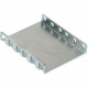 Rack Solution 2U TALL, 2.90IN WIDE METAL BRACKET, CLEAR ZINC, CONVERTS ROUND HOLE RACKS TO SQU - TAA Compliance 2UBRK-290-FULL