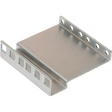 Rack Solution 2U TALL, 3.50IN WIDE METAL BRACKET, CLEAR ZINC, CONVERTS ROUND HOLE RACKS TO SQU - TAA Compliance 2UBRK-350-FULL