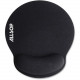 Allsop Memory Foam Wrist Rest Mouse Pad - Black - Rubber, Memory Foam - TAA Compliance 30203
