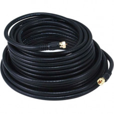 Monoprice Coaxial Antenna Cable - 50 ft Coaxial Antenna Cable for Antenna - First End: 1 x F Connector Male Antenna - Second End: 1 x F Connector Male Antenna - Shielding - Black 3034
