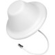 Wilson Electronics WeBoost 4G LTE/ 3G High Performance Wide-Band Dome Ceiling Antenna (F-Female) - 698 MHz, 1.71 GHz to 960 MHz, 2.70 GHz - 4 dB - Cellular Network, Signal Booster - White - Ceiling Mount - Omni-directional - F-Type Connector 304419