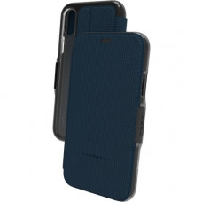 Zagg gear4 Oxford Carrying Case (Flip) iPhone X, Credit Card - Blue - Impact Resistant, Damage Resistant, Shock Absorbing - D3O 30474