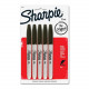 Newell Rubbermaid Sharpie Fine Point Permanent Marker - Fine Marker Point - Black Alcohol Based Ink - 5 / Pack - TAA Compliance 30665PP