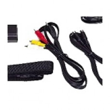 Canon Composite Audio/Video Cable - Mini-phone Male - RCA Male - Black 3067A002
