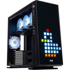 In Win IW-CS-309GE-BLK Gaming Computer Case - Mid-tower - Black - SECC - 4 x Bay - 4 x 4.72" x Fan(s) Installed - 0 - Power Supply Installed - ATX, EATX, Micro ATX, Mini ITX Motherboard Supported - 7 x Fan(s) Supported - 2 x Internal 2.5" Bay - 