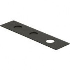 Gamber-Johnson 2.0" Cigarette Knockout Filler Panel - Steel - Black 3130-0361