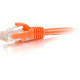 C2g -8ft Cat5e Snagless Unshielded (UTP) Network Patch Cable - Orange - Category 5e for Network Device - RJ-45 Male - RJ-45 Male - 8ft - Orange 00447