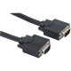 Manhattan SVGA HD15 Male to HD15 Female Monitor Cable, 50&#39;&#39;, Black - Fully shielded to reduce EMI interference for improved video transmission 313629