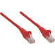 Intellinet Network Solutions Cat5e UTP Network Patch Cable, 10 ft (3.0 m), Red - RJ45 Male / RJ45 Male 319799