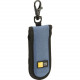 Case Logic 2 Capacity USB Flash Drive Shuttle - Neoprene, Plastic - Black, Blue - 2 USB Drive - TAA Compliance 3200238