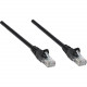 Intellinet Network Solutions Cat5e UTP Network Patch Cable, 7 ft (2.0 m), Black - RJ45 Male / RJ45 Male 320757