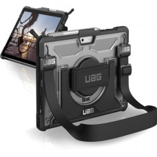 Urban Armor Gear Plasma Carrying Case Microsoft Surface Go Tablet - Ice, Translucent - Drop Resistant, Impact Resistant - Polycarbonate, Thermoplastic Polyurethane (TPU) - Hand Strap, Shoulder Strap - 10.2" Height x 7.5" Width x 0.8" Depth 