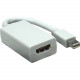 Manhattan Mini-DisplayPort to HDMI Female Adapter, Passive - Delivers a single, high-quality signal to HDMI display - ideal for Mac computer 322461